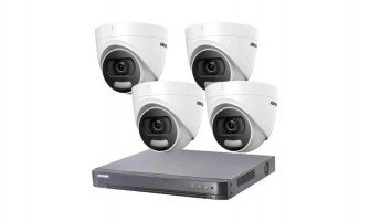 Комплект за видеонаблюдение Hikvision с 5MP куполни камери и интелигентен рекордер Комплект за видеонаблюдение Hikvision с 5MP куполни камери и интелигентен рекордер