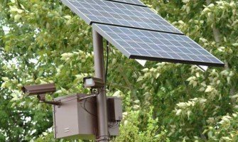 Система за видеонаблюдение със соларни панели Система за видеонаблюдение със соларни панели