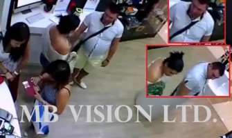 Камери за видеонаблюдение заснеха кражба в МОЛ