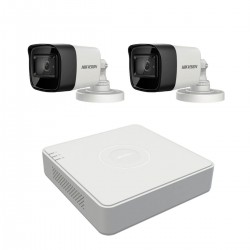 2MP комплект за наблюдение Hikvision с 2 камери, DVR 2MP комплект за наблюдение Hikvision с 2 камери, DVR