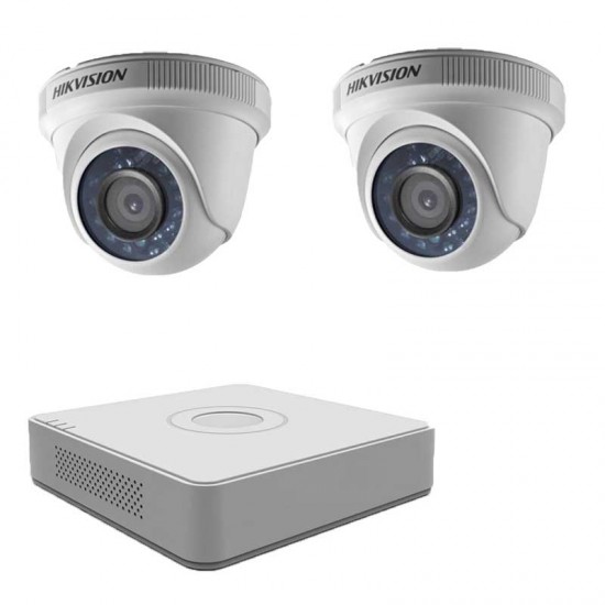 HD комплект  Hikvision с 2 HD вътрешни камери, DVR