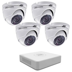 Full HD комплект за наблюдение Hikvision с 4 камери, DVR Full HD комплект за наблюдение Hikvision с 4 камери, DVR