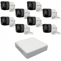 Full HD комплект за наблюдение Hikvision с 8 камери, DVR Full HD комплект за наблюдение Hikvision с 8 камери, DVR