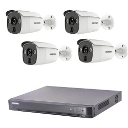 Комплект 4 булет камери 2MP и ДВР Hikvision Комплект 4 булет камери 2MP и ДВР Hikvision