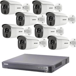 Комплект 8 булет камери 2MP и ДВР Hikvision Комплект 8 булет камери 2MP и ДВР Hikvision