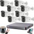 Пълен Full HD комплект с 8 булет камери, ДВР, HDD