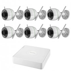 Комплект с 6 безжични камери и рекордер Hikvision Комплект с 6 безжични камери и рекордер Hikvision