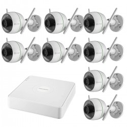 Комплект с 8 безжични камери и рекордер Hikvision Комплект с 8 безжични камери и рекордер Hikvision