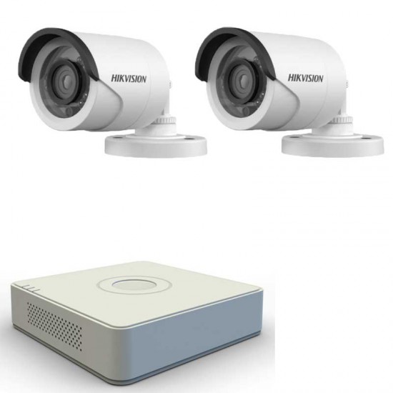 Turbo HD система за видеонаблюдение с 2 HD камери Hikvision Turbo HD система за видеонаблюдение с 2 HD камери Hikvision
