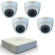 HD комплект 4 вътрешни HD камери, IR 20м и DVR рекордер HD комплект 4 вътрешни HD камери, IR 20м и DVR рекордер