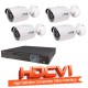HDCVI готова система за видеонаблюдение с 4 камери 1.3MPix и ДВР