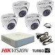 HD комплект Hikvision с 4 камери и DVR HD комплект Hikvision с 4 камери и DVR