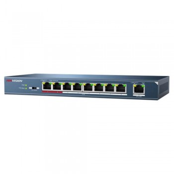 9 PoE порта switch Hikvision DS-3E0109P-E(C)