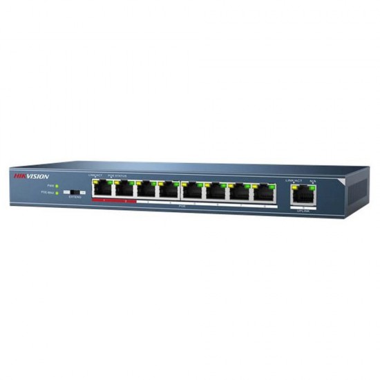 9 PoE порта switch Hikvision DS-3E0109P-E(C)