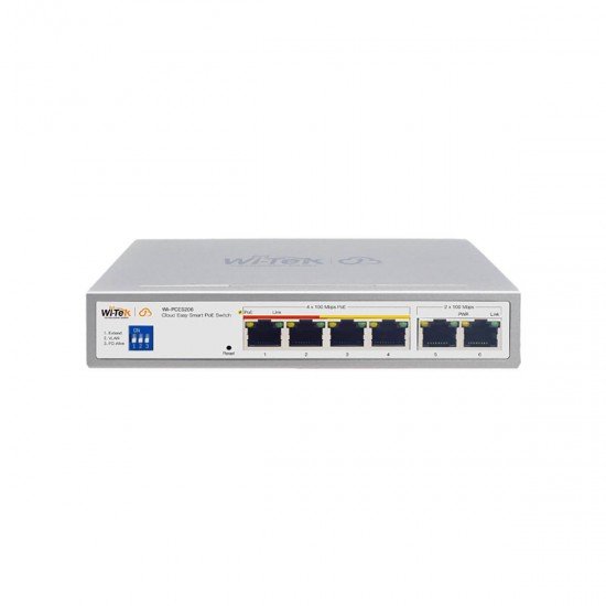PoE switch Wi-Tek WI-PCES206, 6 порта PoE switch Wi-Tek WI-PCES206, 6 порта