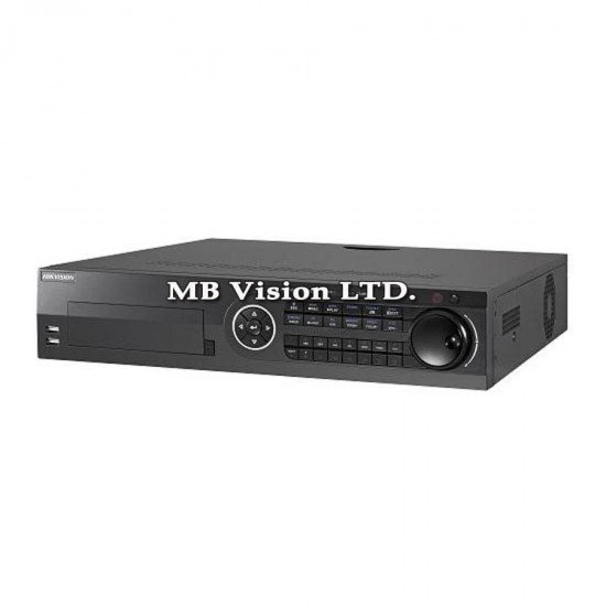 DVR Hikvision DS-7316HUHI-F4/N, 16-канала, за HD-TVI, AHD, CVI, CVBS + 2 IP камери