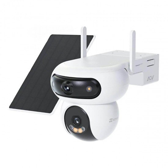 Ezviz CS-HB90X/SP – соларна 4G камера 2x4MP, два обектива, SIM карта