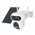 Ezviz CS-HB90X/SP – соларна 4G камера 2x4MP, два обектива, SIM карта