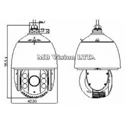 2MP PTZ Hikvision DS-2AE5232TI-A(E), Turbo HD, 32x, IR 150m 2MP PTZ Hikvision DS-2AE5232TI-A(E), Turbo HD, 32x, IR 150m