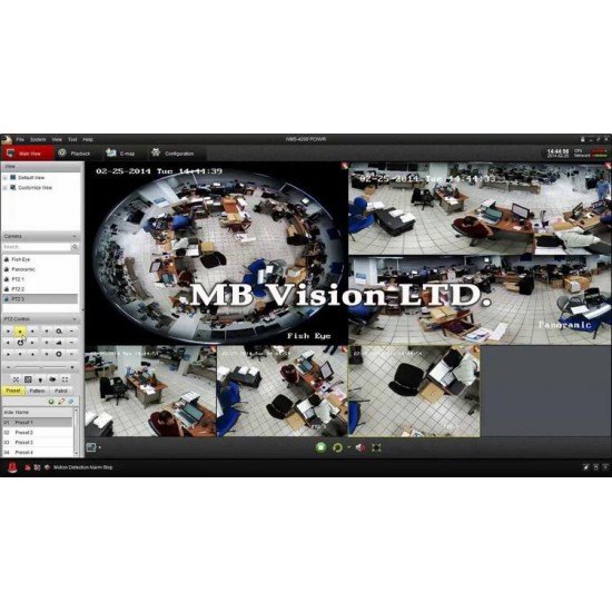 IP панорамна 3MPix камера за видеонаблюдение Hikvision DS-2CD6332FWD-I