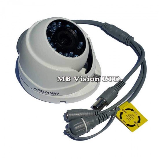 HD камера 4-в-1, HD-TVI/AHD/CVI/CVBS, 2.8мм обектив и нощен режим до 20м Hikvision DS-2CE56C0T-IRMF