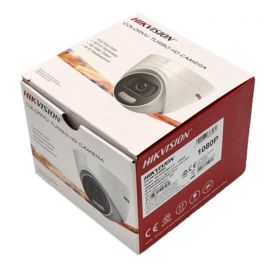 2MP TurboHD ColorVu Hikvision DS-2CE72DF3T-PIRXOS, IR 20m