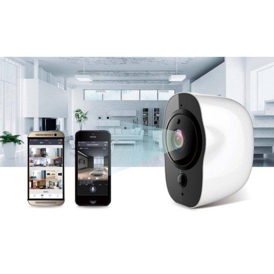 2MP Wi-Fi камера с батерия и микрофон 2MP Wi-Fi камера с батерия и микрофон