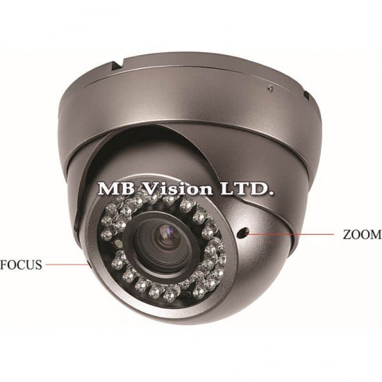2 Mpix, вариофокална 2.8-12mm HD-SDI IR камера с IR 30m