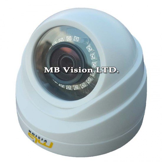 HD вътрешна охранителна камера 4-в-1 (TVI, AHD, CVI, аналогова), IR 20 метра MB-LTHC100B