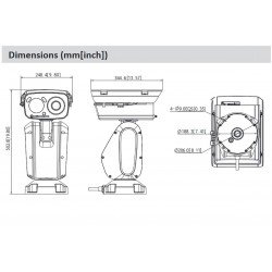 Dahua TPC-PT8421AP-TB35Z50, 2MP IP PTZ термо камера, 50x Dahua TPC-PT8421AP-TB35Z50, 2MP IP PTZ термо камера, 50x